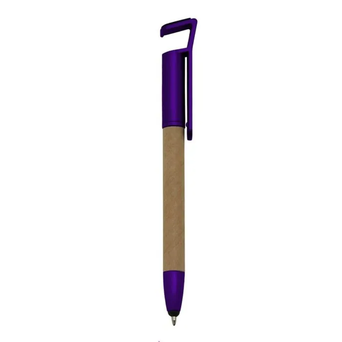 Brinde Caneta Personalizada Ecológica Touch com Suporte SDP00708P