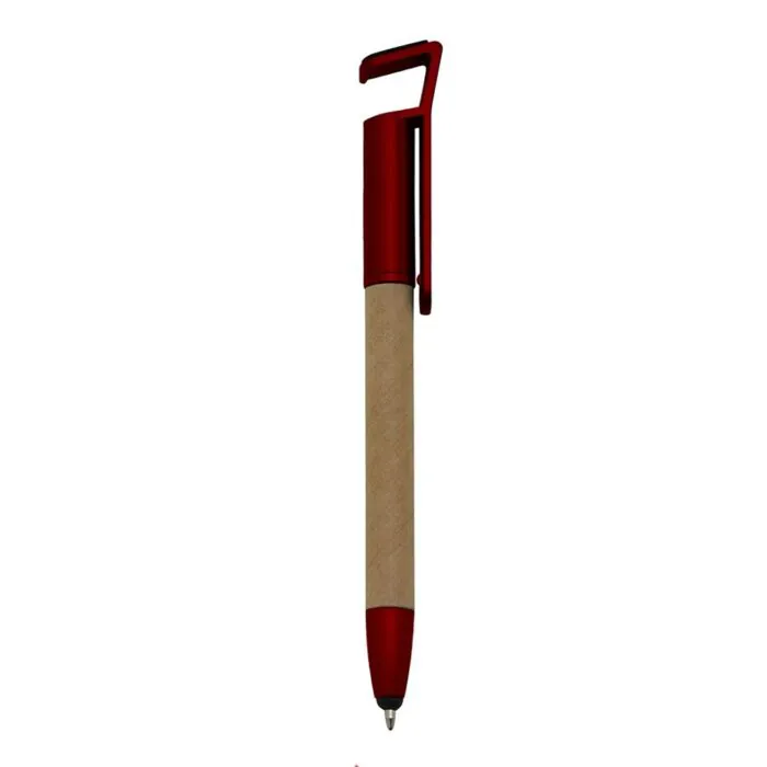 Brinde Caneta Personalizada Ecológica Touch com Suporte SDP00708P
