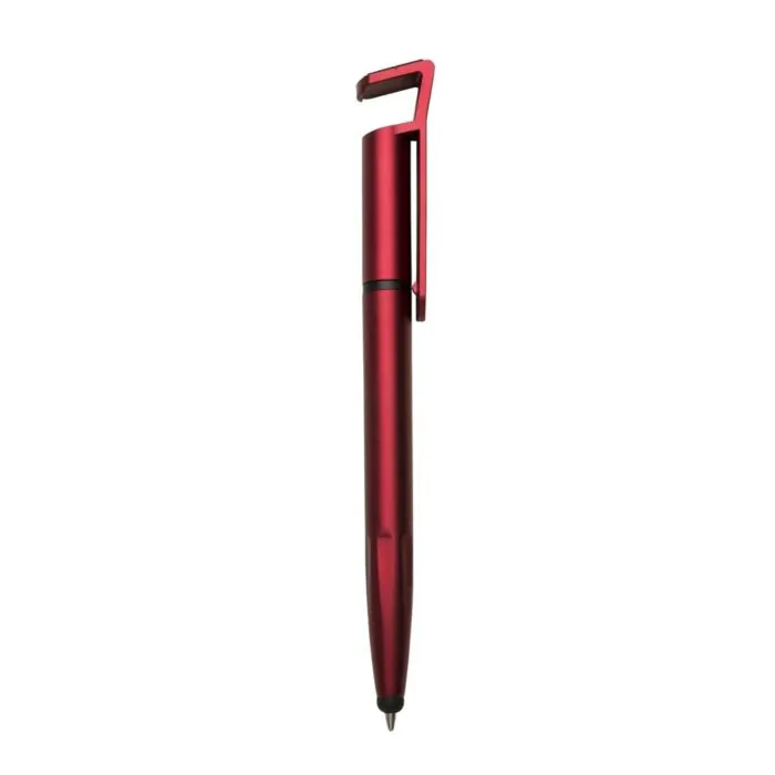 Brinde Caneta Personalizada Plástica Touch com Suporte SDP00708