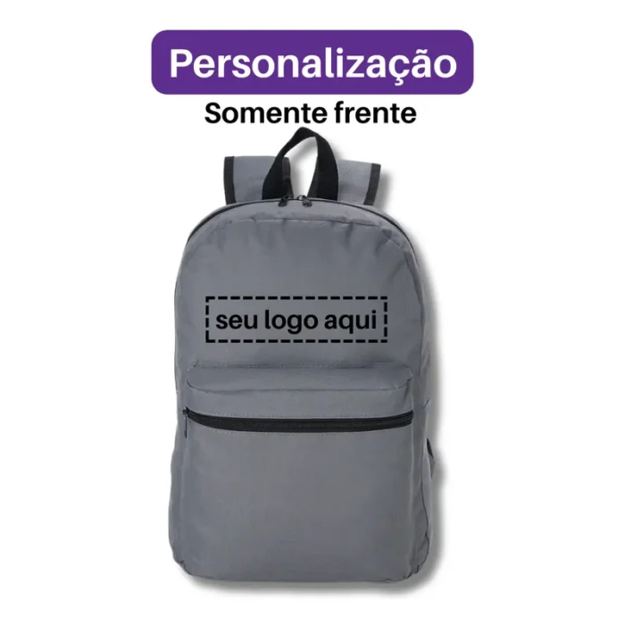 Brinde Mochila Personalizada Nylon 17 Litros SDP02105