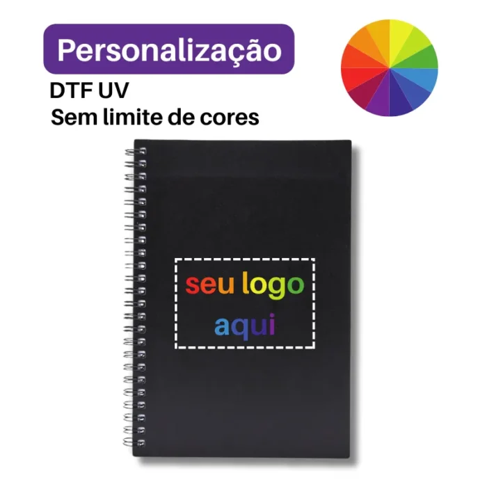Brinde Caderno Personalizado A5 Plástico SDP05071