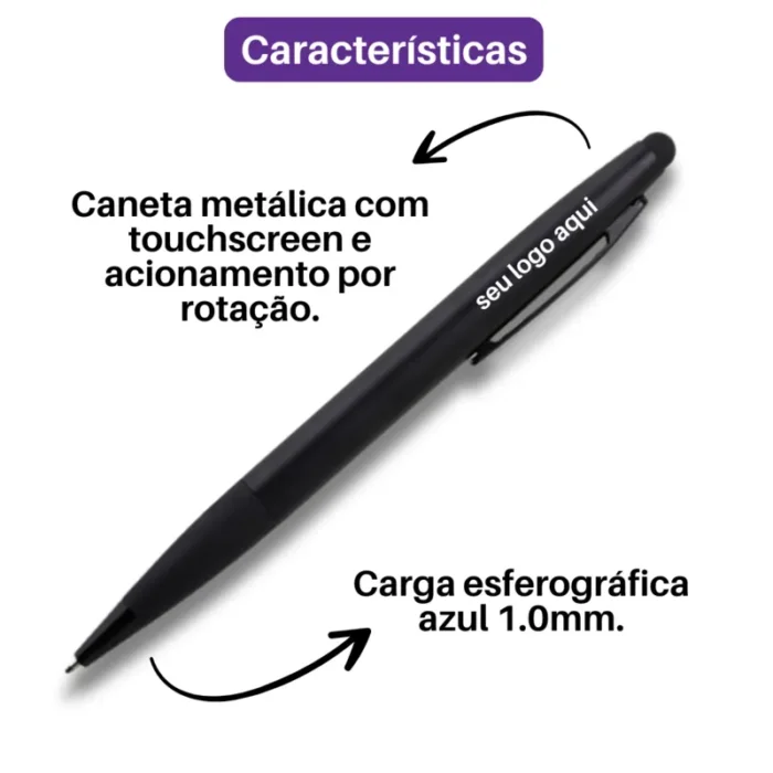 Brinde Caneta Metal Touch Personalizada - SDP15004