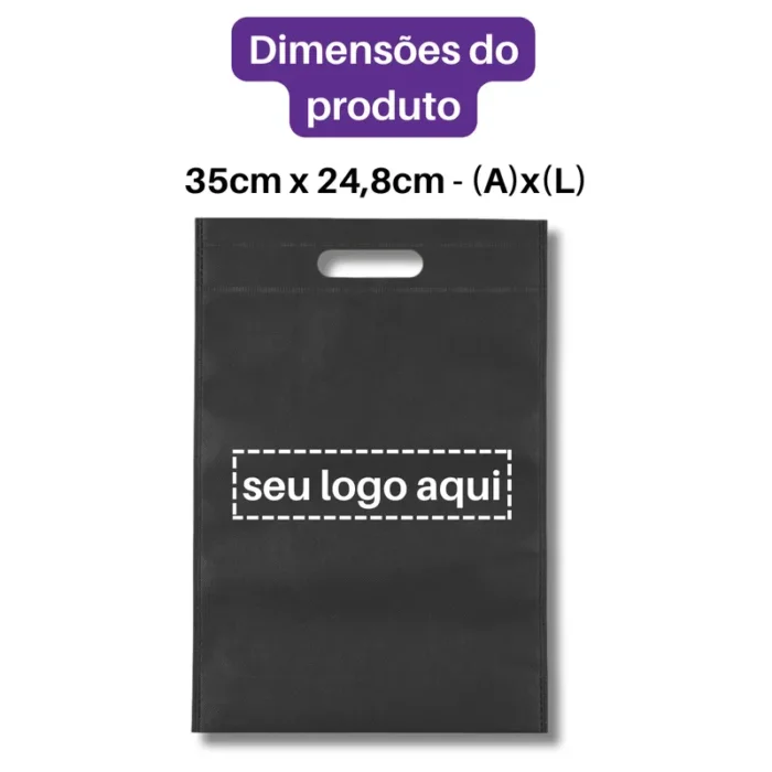 Brinde Sacola Personalizada TNT sem Alça SDP02082N