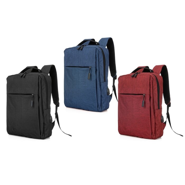 Brinde Mochila de Nylon USB 21L Personalizada - SDP01320