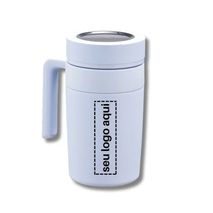 Brinde Caneca Personalizada Térmica Inox 500ml com Display LED SDP18641