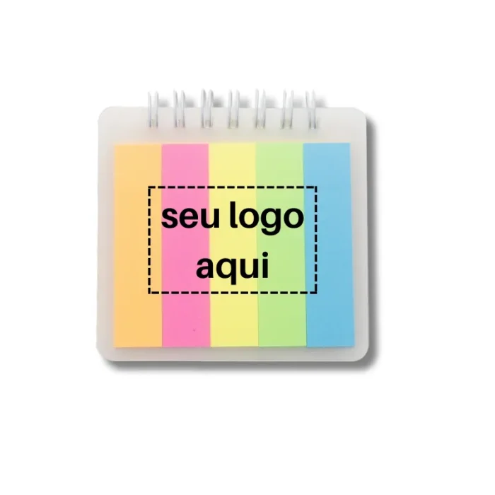 Brinde Bloco de Anotações Personalizado com Autoadesivos SDP18557