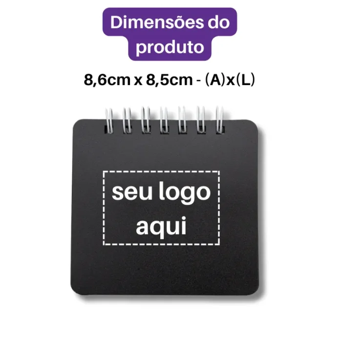 Brinde Bloco de Anotações Personalizado com Autoadesivos SDP18557