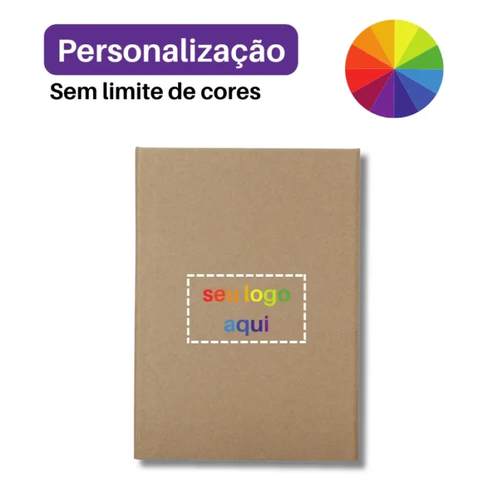 Brinde Bloco de Anotações Personalizado com Autoadesivos SDP18708