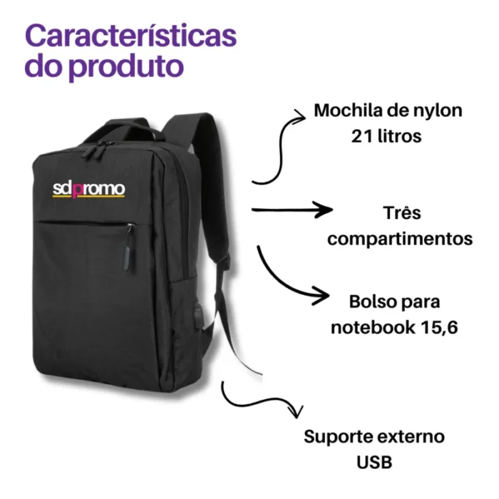 Kit Boas Vindas Básico Mochila