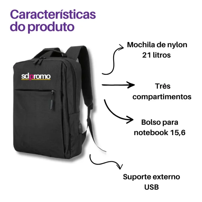 Kit Boas Vindas Básico Mochila
