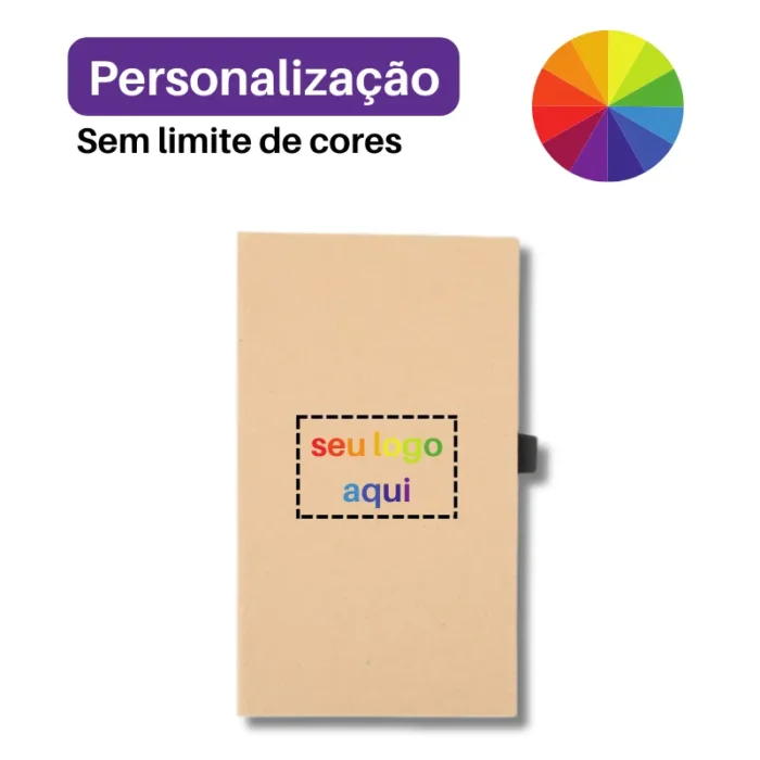 Brinde Bloco de Anotações Personalizado com Autoadesivos SDP08276