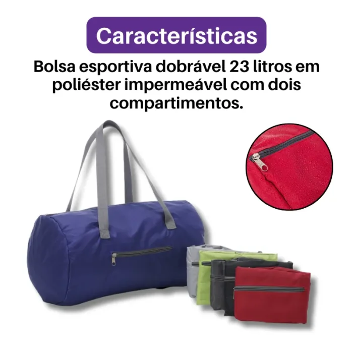 Brinde Bolsa Personalizada Impermeável Poliéster SDP18593