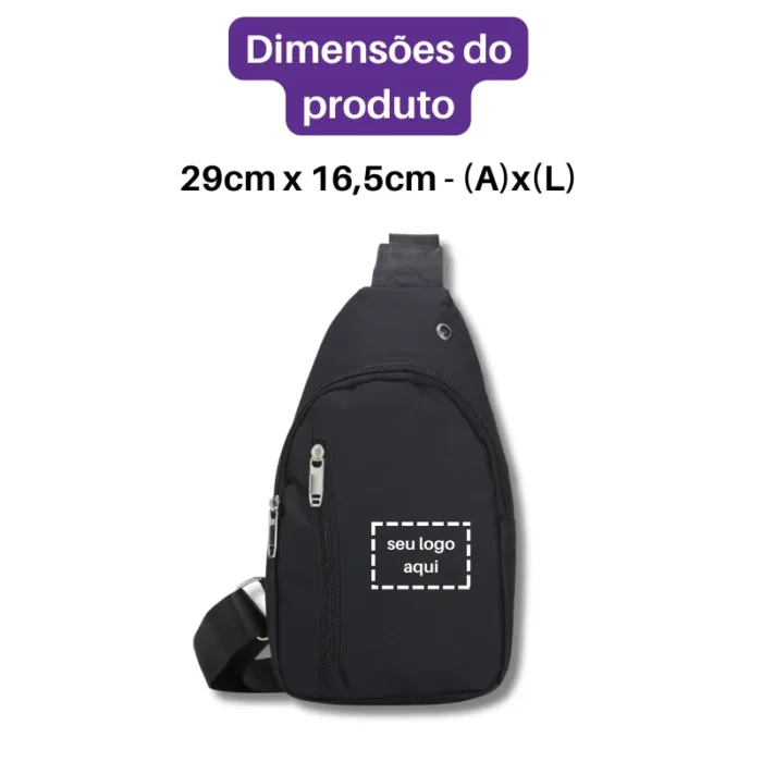 Brinde Bolsa Personalizada Ombro Nylon SDP01442