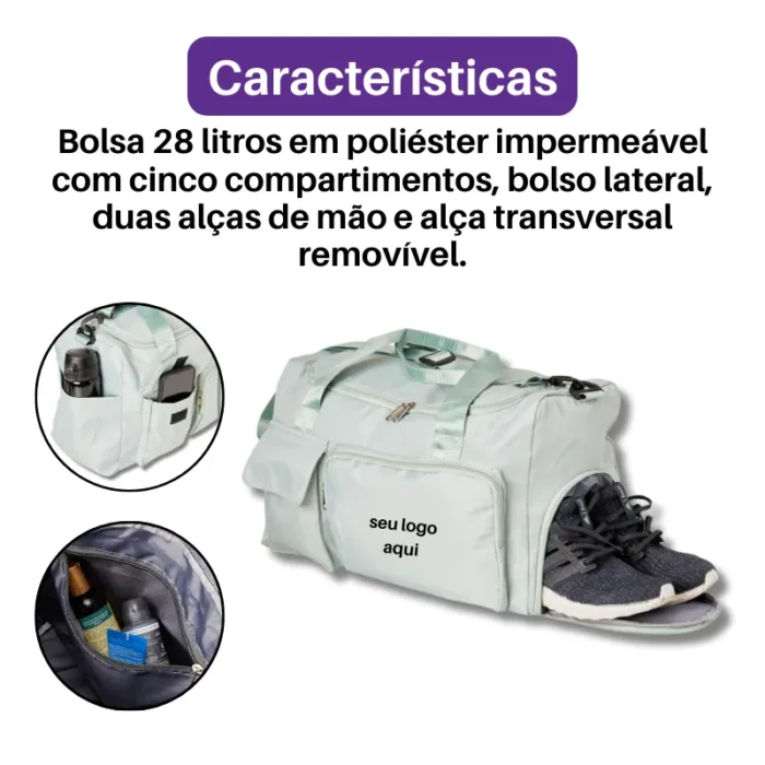 Brinde Bolsa de Viagem Personalizada 28 Litros SDP05069