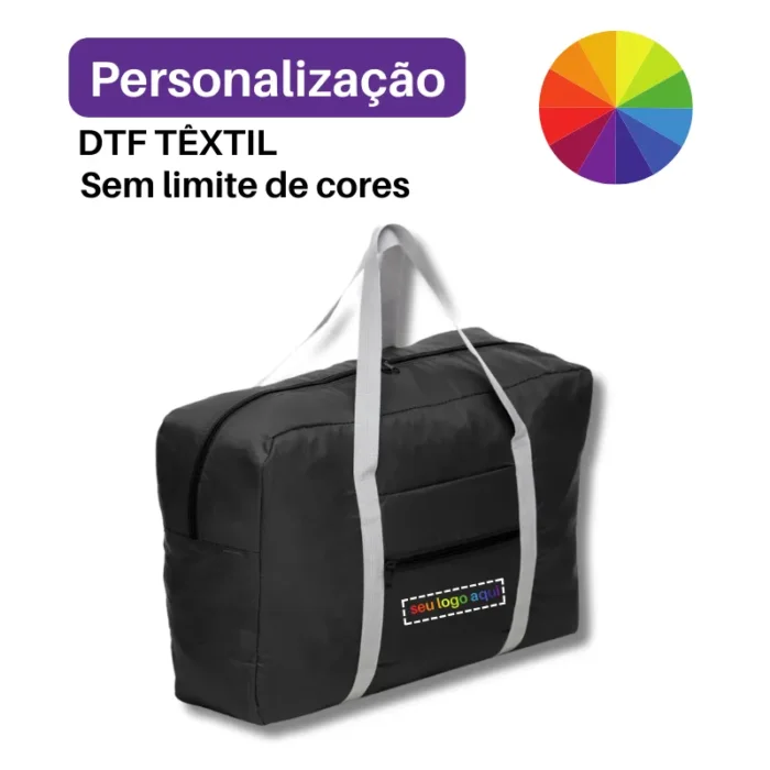 Brinde Bolsa de Viagem Personalizada Dobrável SDP02093