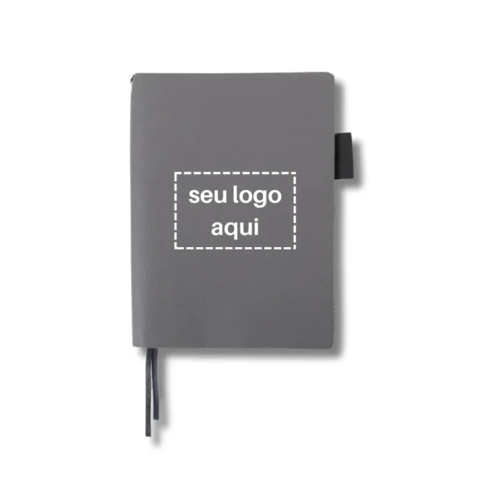 Brinde Caderneta Personalizada Couro Sintético A6 SDP18899