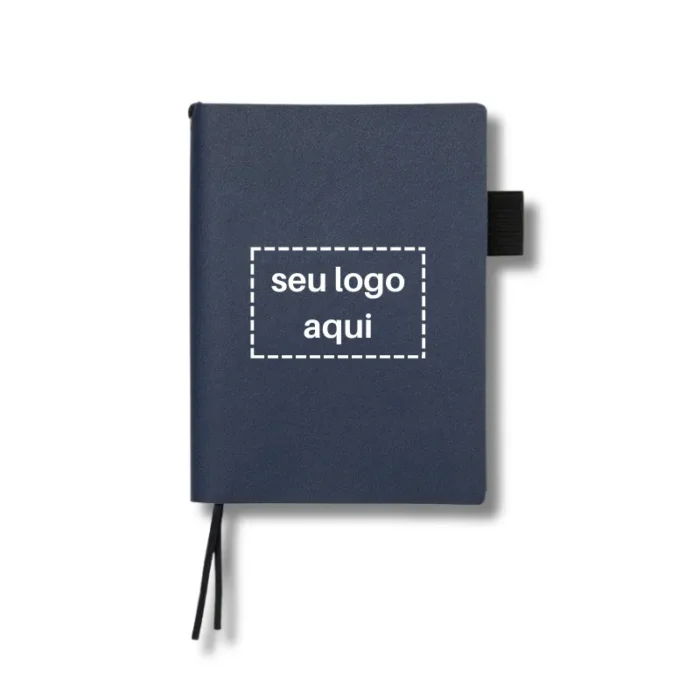 Brinde Caderneta Personalizada Couro Sintético A6 SDP18899