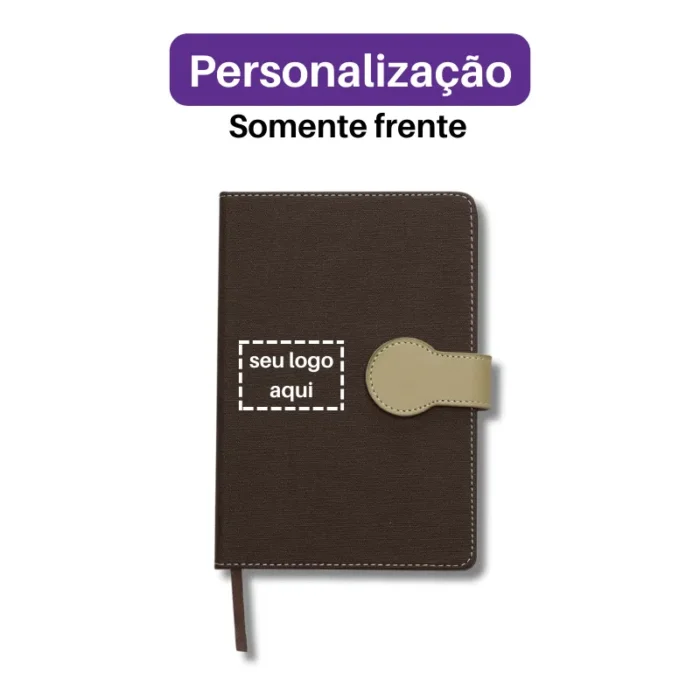 Brinde Caderneta Personalizada Sintética SDP03003