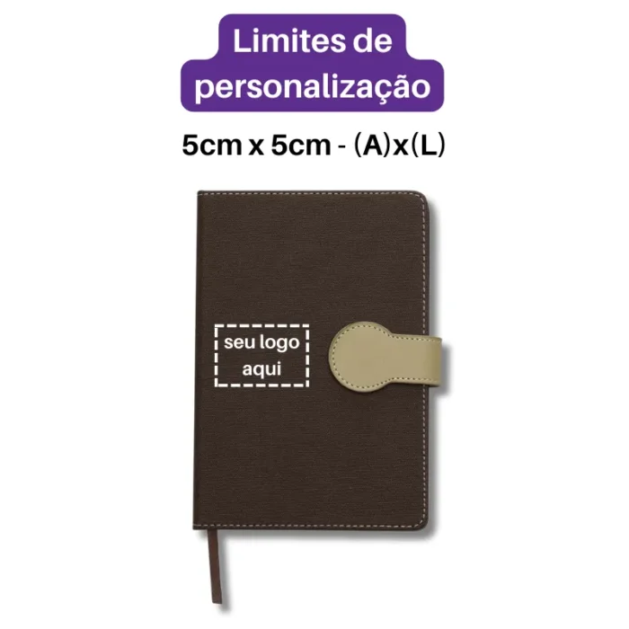 Brinde Caderneta Personalizada Sintética SDP03003