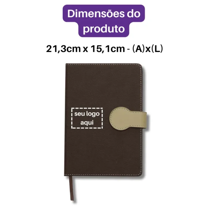 Brinde Caderneta Personalizada Sintética SDP03003
