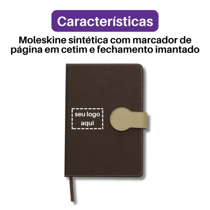 Brinde Caderneta Personalizada Sintética SDP03003
