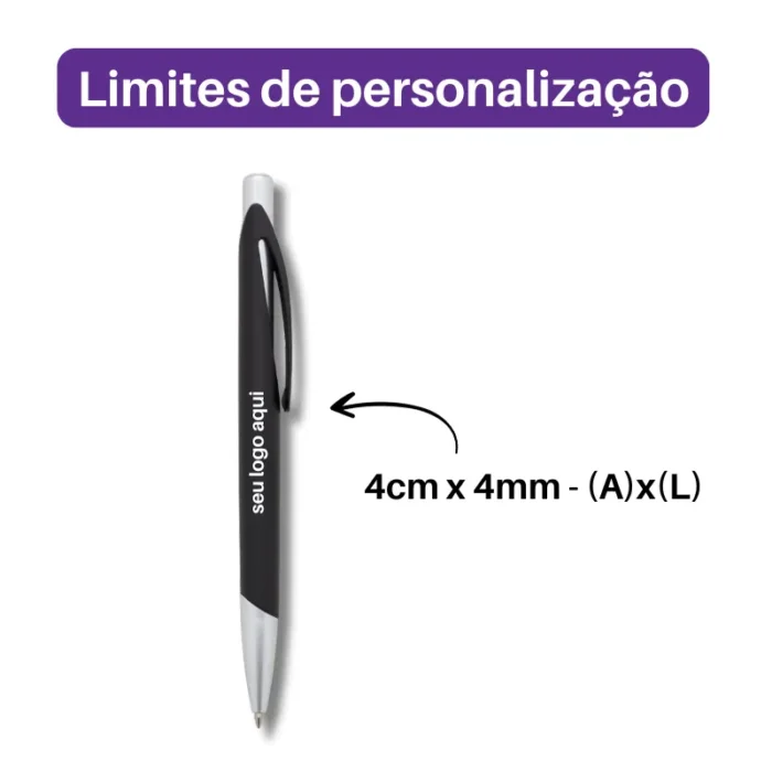 Brinde Caneta Personalizada Plástica SDP13513