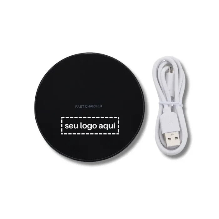 Brinde Carregador Personalizado Indução Redondo SDP18565