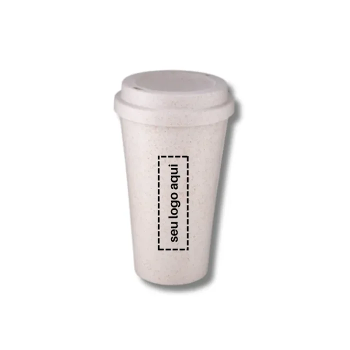 Brinde Copo Personalizado Fibra de Arroz 550ml SDP14499