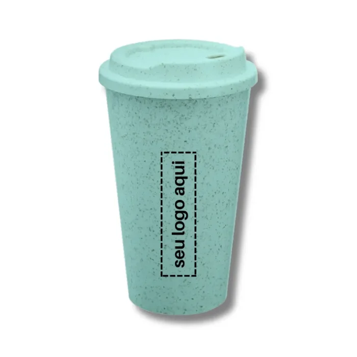 Brinde Copo Personalizado Fibra de Arroz 550ml SDP14874