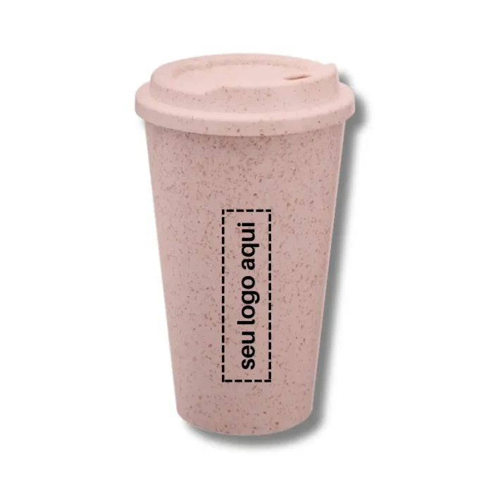 Brinde Copo Personalizado Fibra de Arroz 550ml SDP14874