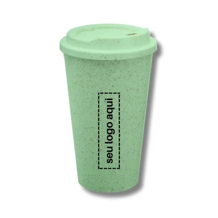 Brinde Copo Personalizado Fibra de Arroz 550ml SDP14874