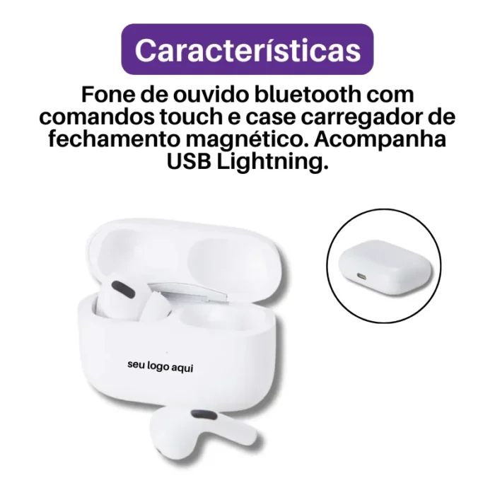 Brinde Fone de Ouvido Personalizado Bluetooth SDP05021