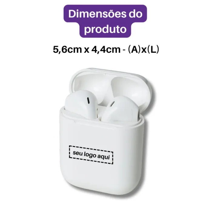 Brinde Fone de Ouvido Personalizado Bluetooth SDP18596