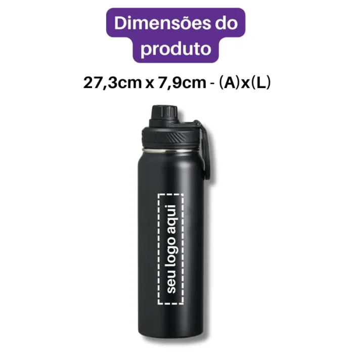 Brinde Garrafa Personalizada Térmica 850ml SDP18846