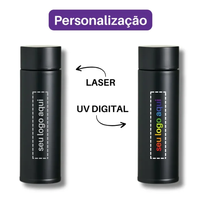 Brinde Garrafa Personalizada Térmica Inox 320ml SDP18904