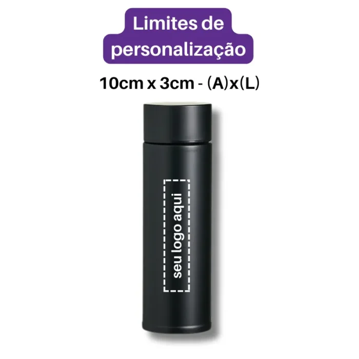 Brinde Garrafa Personalizada Térmica Inox 320ml SDP18904