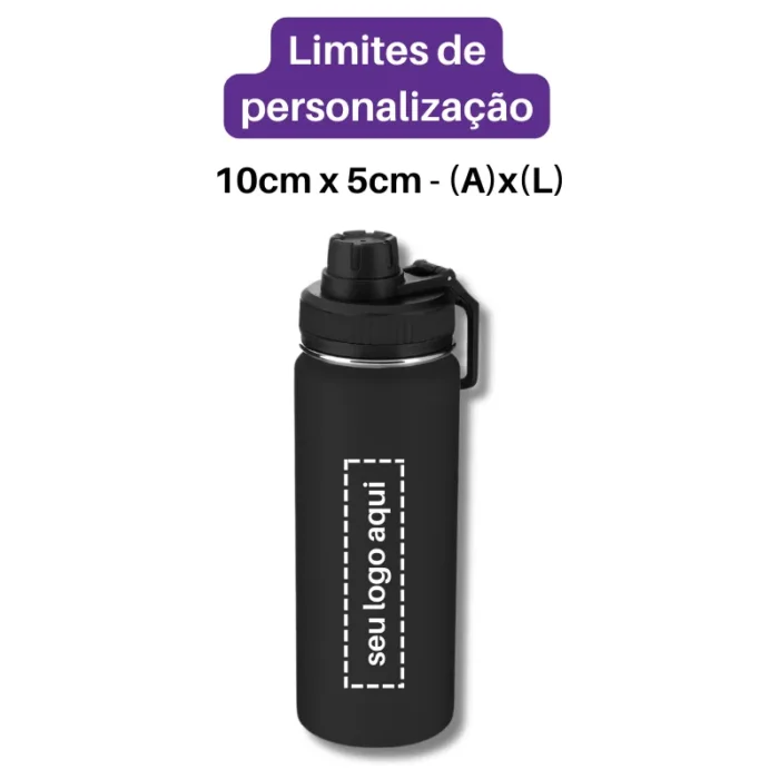 Brinde Garrafa Personalizada Térmica Inox 570ml SDP14976B