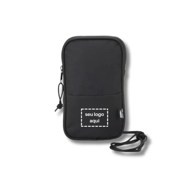Brinde Mini Bolsa Transversal Personalizada rPET SDP08064