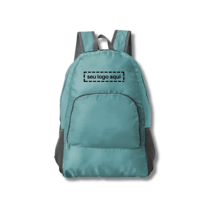 Brinde Mochila Personalizada Dobrável Nylon SDP18539