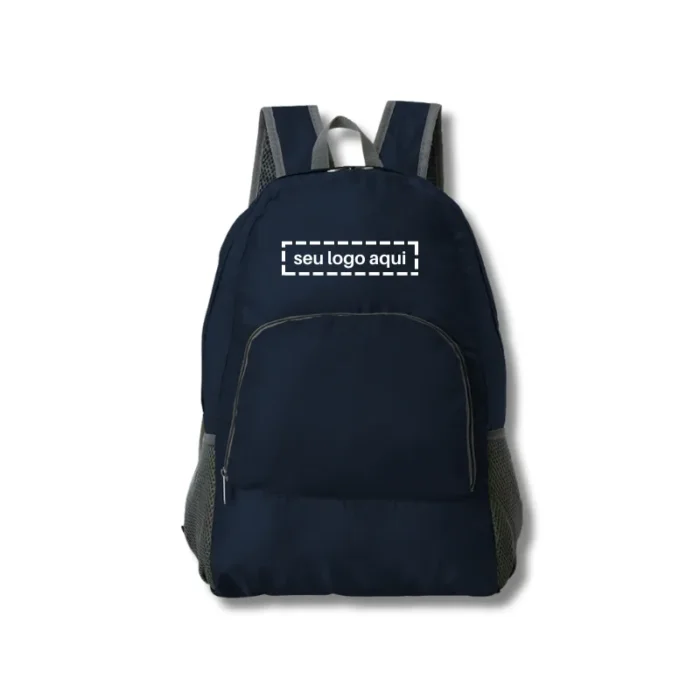 Brinde Mochila Personalizada Dobrável Nylon SDP18539