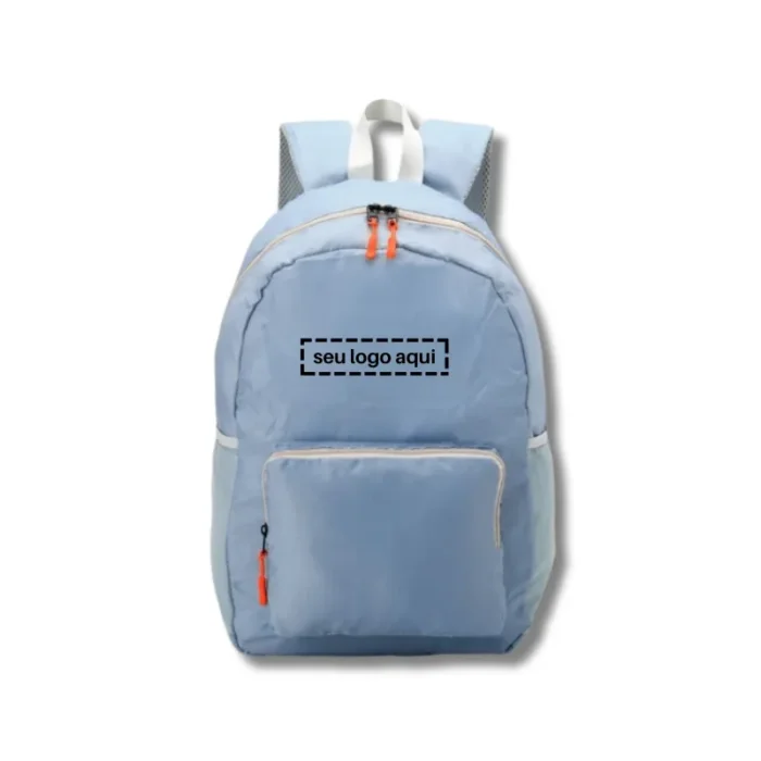 Brinde Mochila Personalizada Dobrável Nylon SDP18832