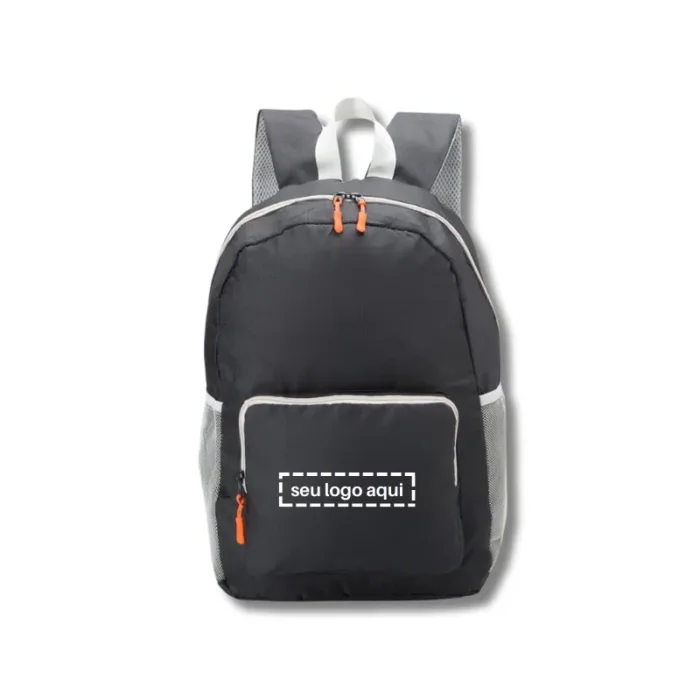 Brinde Mochila Personalizada Dobrável Nylon SDP18832