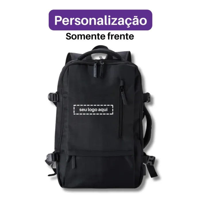 Brinde Mochila Personalizada Nylon USB 20 Litros SDP05009