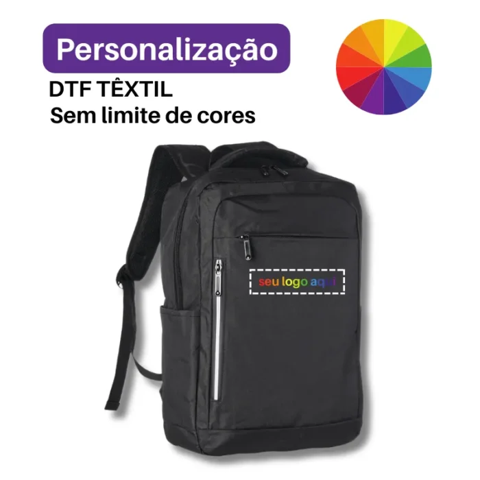 Brinde Mochila Personalizada Nylon USB 20 Litros SDP09761