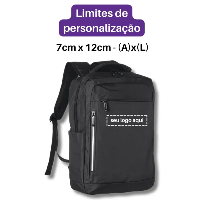 Brinde Mochila Personalizada Nylon USB 20 Litros SDP09761