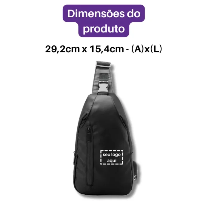 Brinde Mochila Personalizada Ombro 6 Litros SDP08193