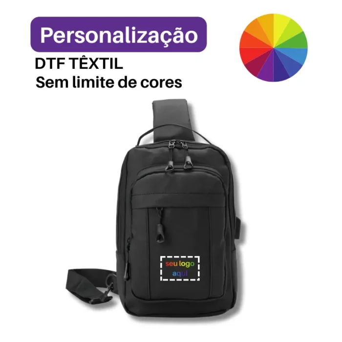 Brinde Mochila Personalizada Ombro USB SDP08131