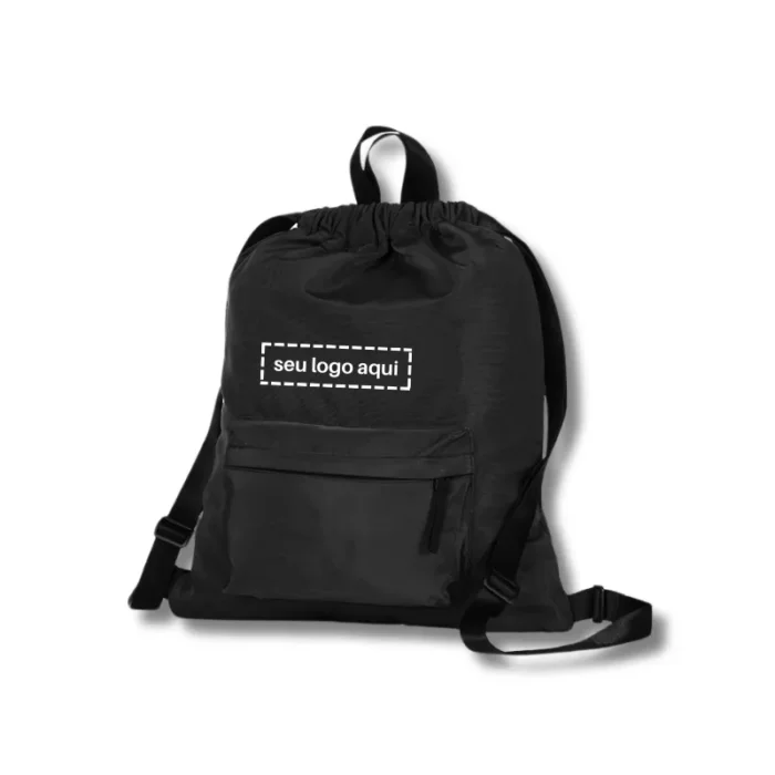 Brinde Mochila Saco Personalizada Poliéster SDP04060