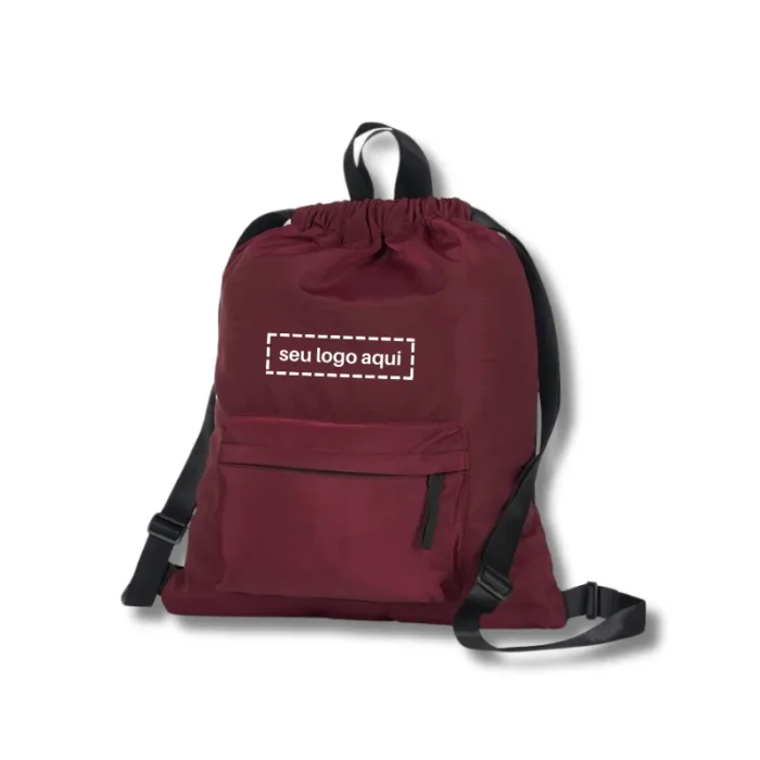 Brinde Mochila Saco Personalizada Poliéster SDP04060