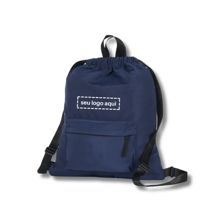Brinde Mochila Saco Personalizada Poliéster SDP04060